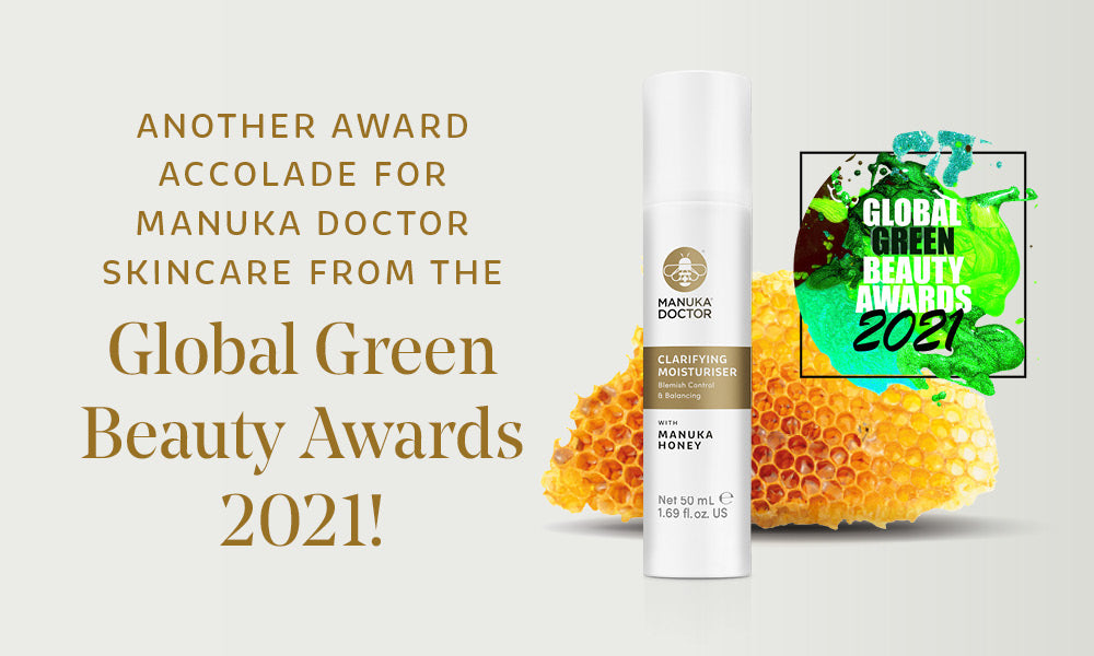 Another Award Accolade for Manuka Doctor Skincare from the Global Gree