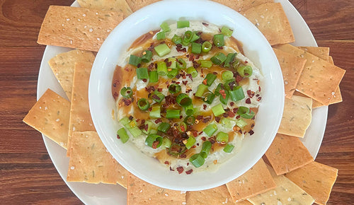 Whipped Feta Dip with Spicy Manuka Doctor Drizzle