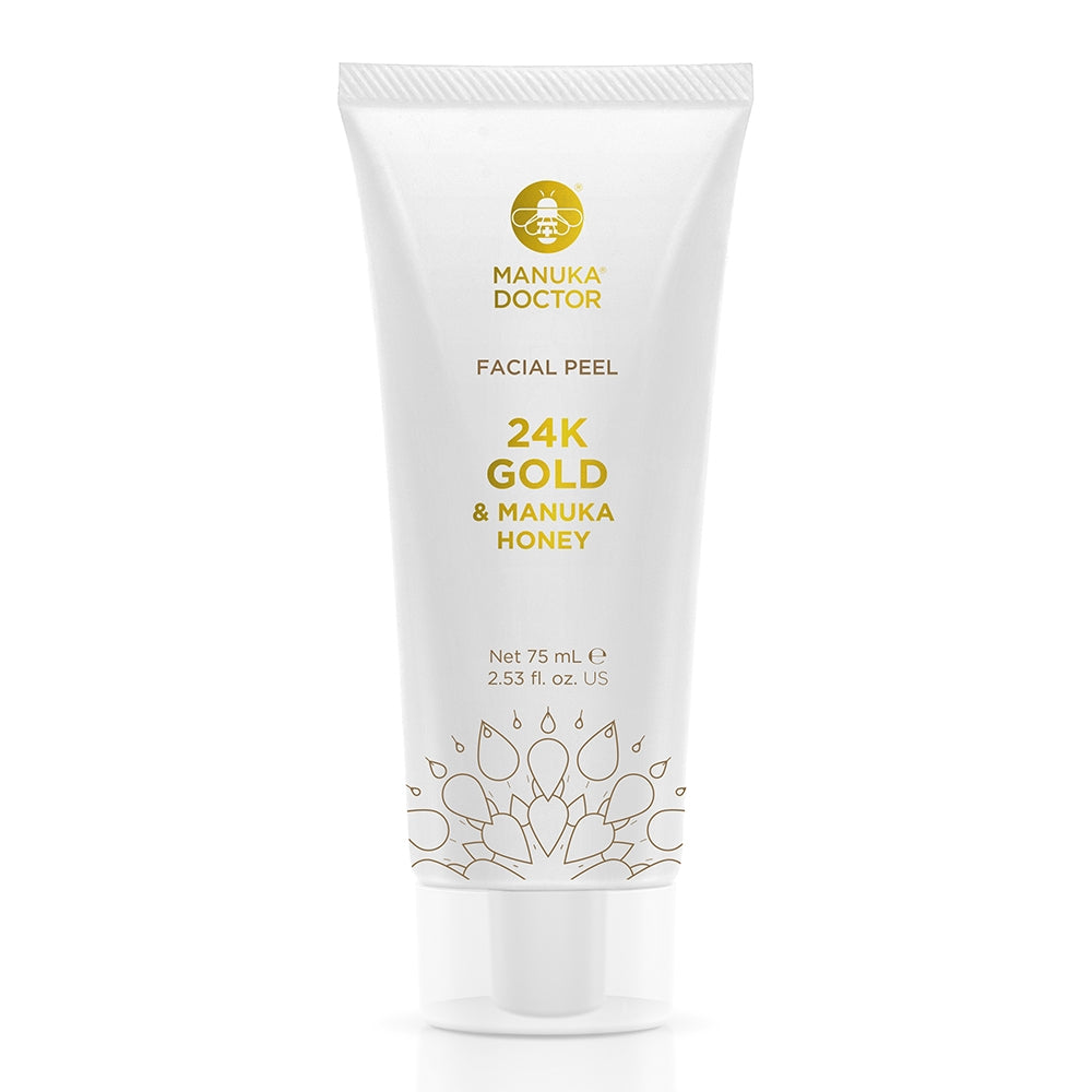 Gold Peel Off Face Mask - 24K Gold & Manuka Honey Facial Peel - Manuka ...