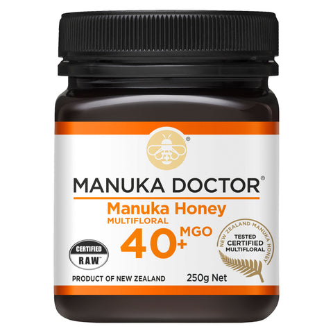 MGO 40+ Multifloral Mānuka Honey 250g - Manuka Doctor Australia